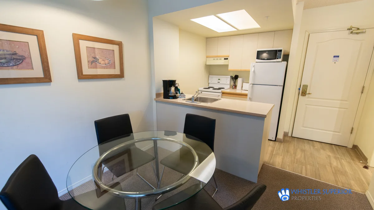 Bright fully equipped kitchen
