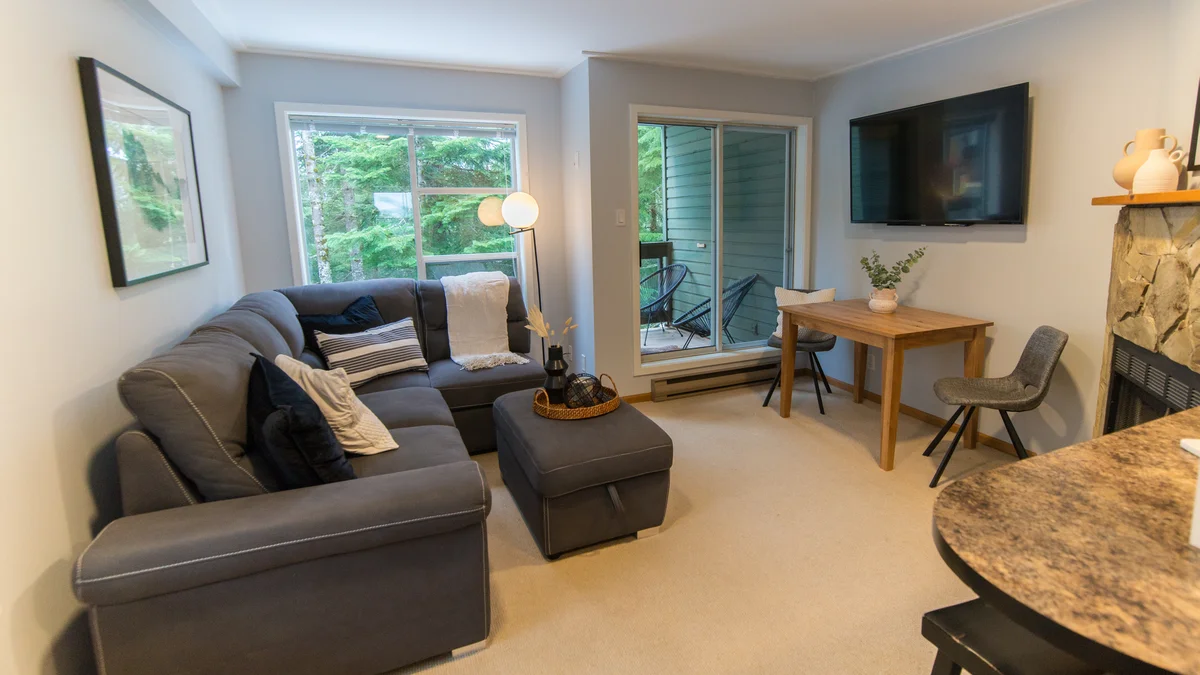 Spacious living area