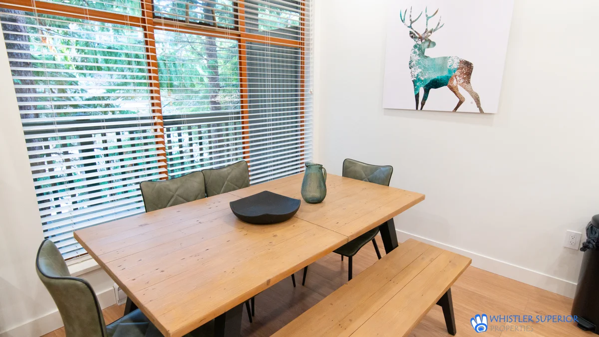 Dining area for six