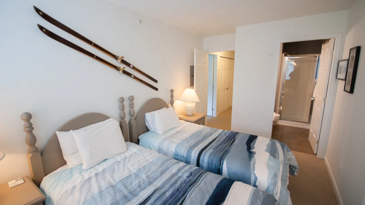 Second bedroom has also an ensuite washroom