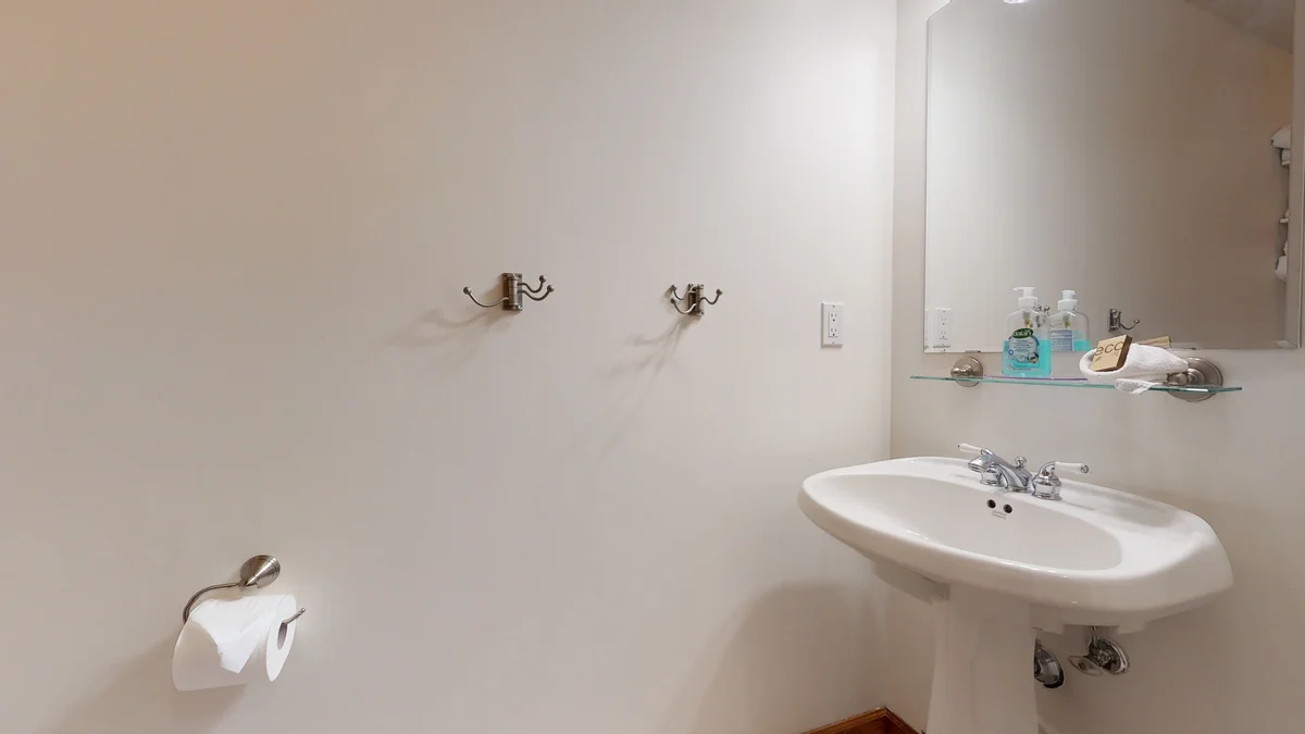 Second bathroom with shower