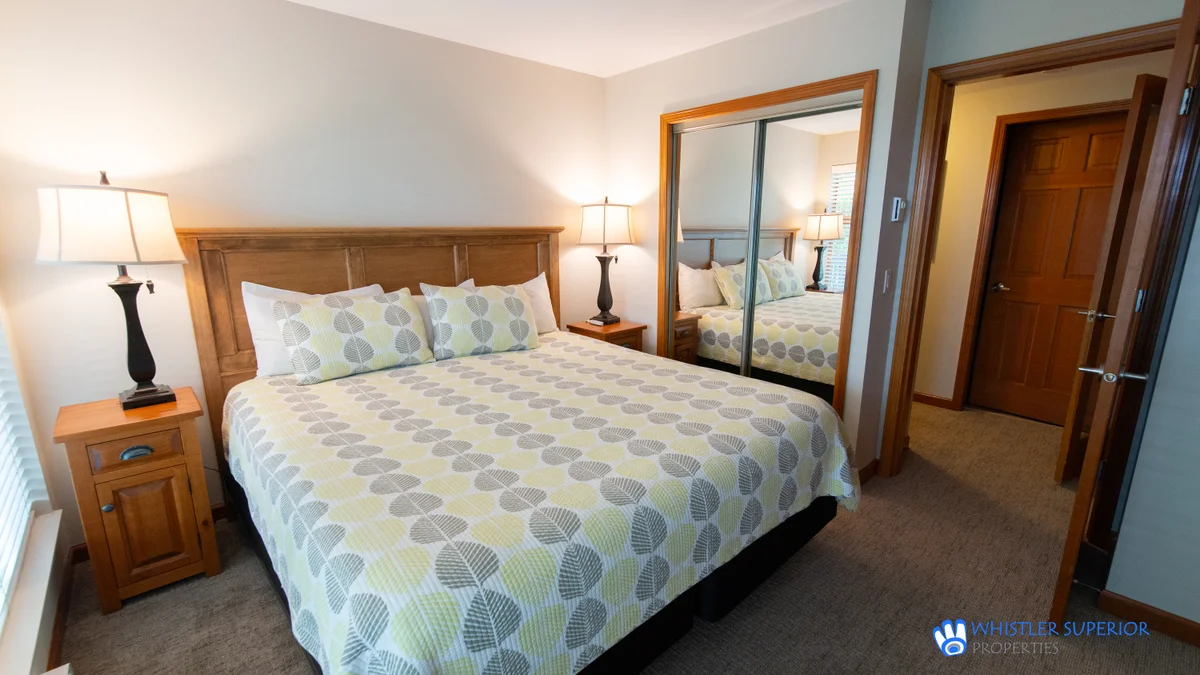 Master bedroom with King bed