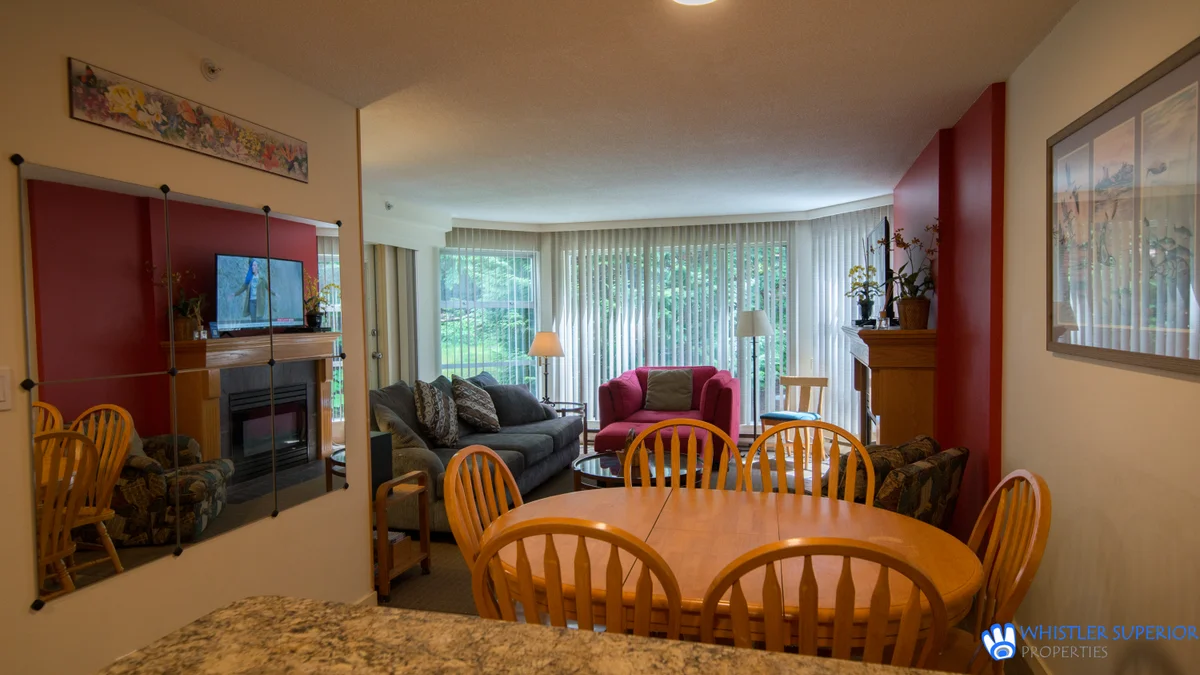 View from kitchen