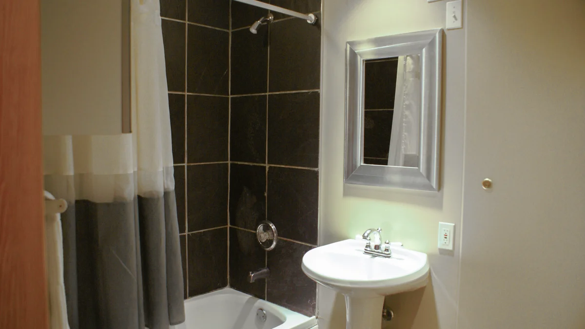 Full bathroom on first floor