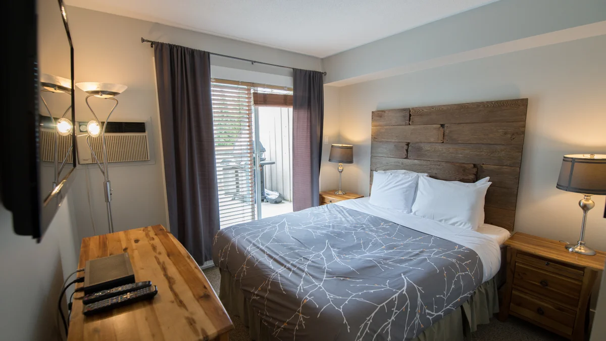 Master Bedroom with access to deck
