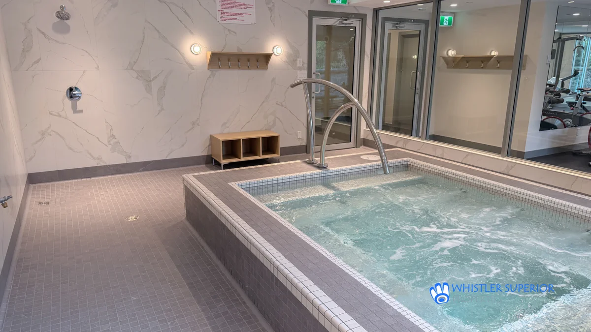 Common area hot tub located at Eagle Lodge