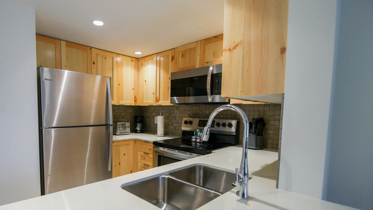 Fully equipped kitchen