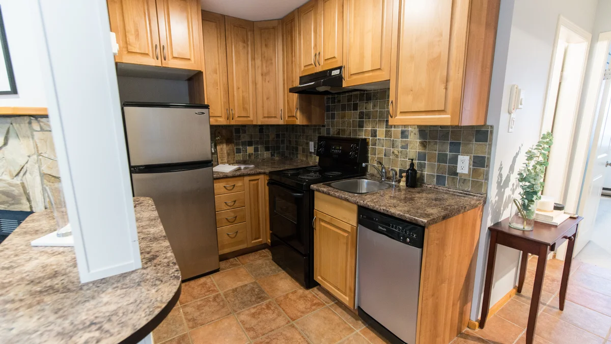 Open concept kitchen