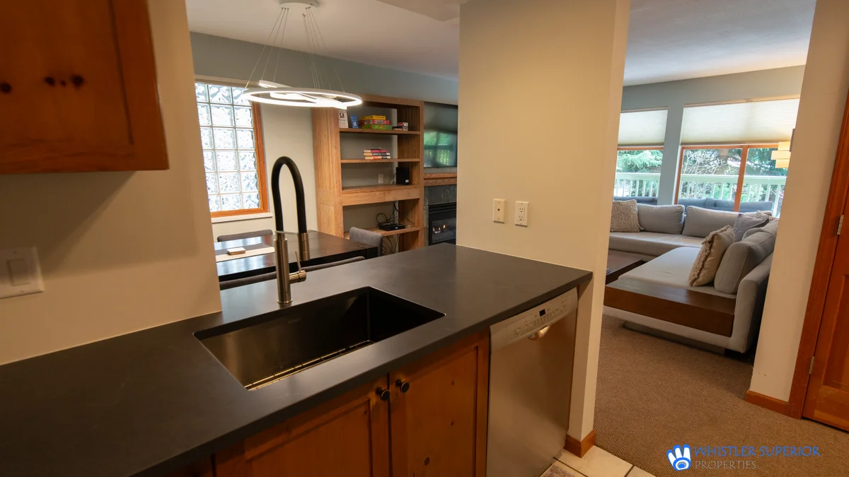 View of kitchen