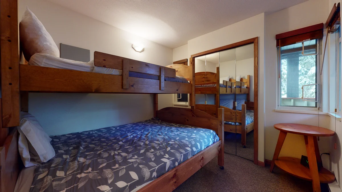 Third bedroom with another bunk beds