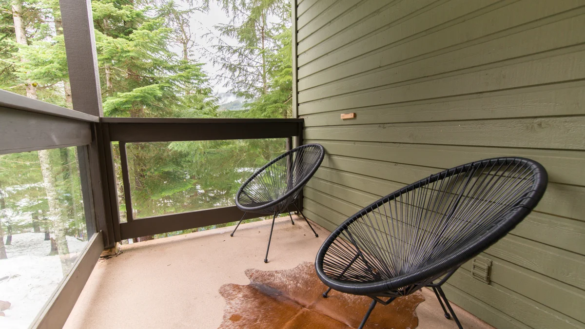 Private balcony