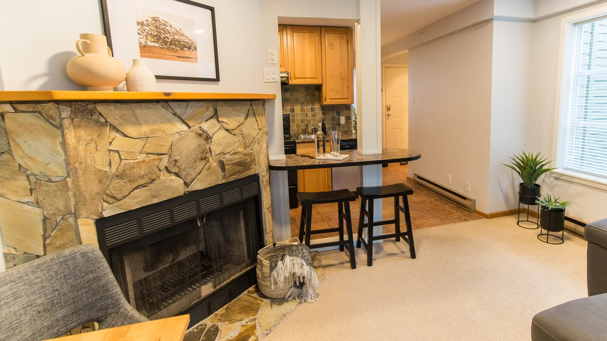 Open concept kitchen