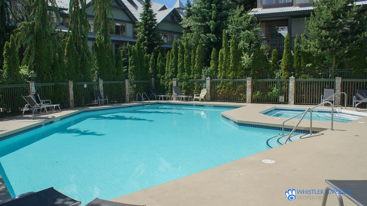 Outdoor heated pool