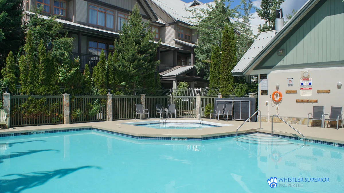 Outdoor heated pool