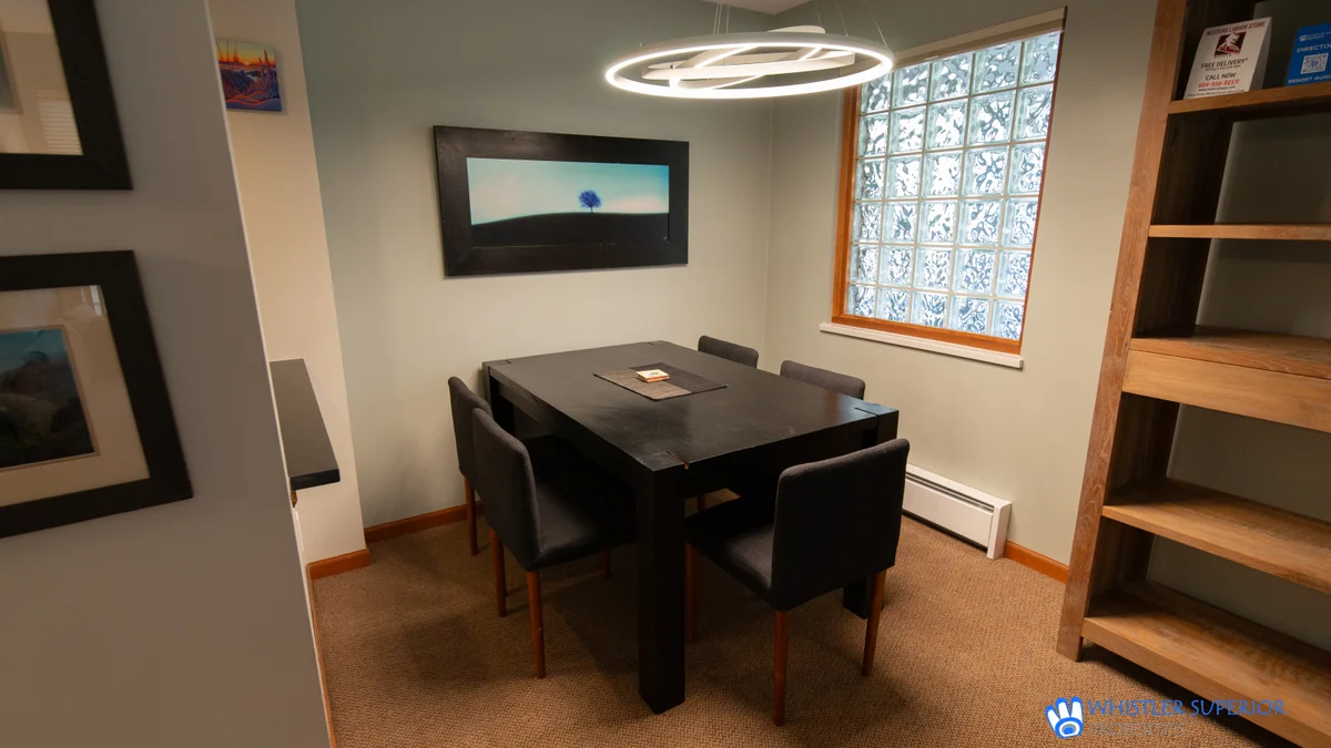 Dining area for four persons