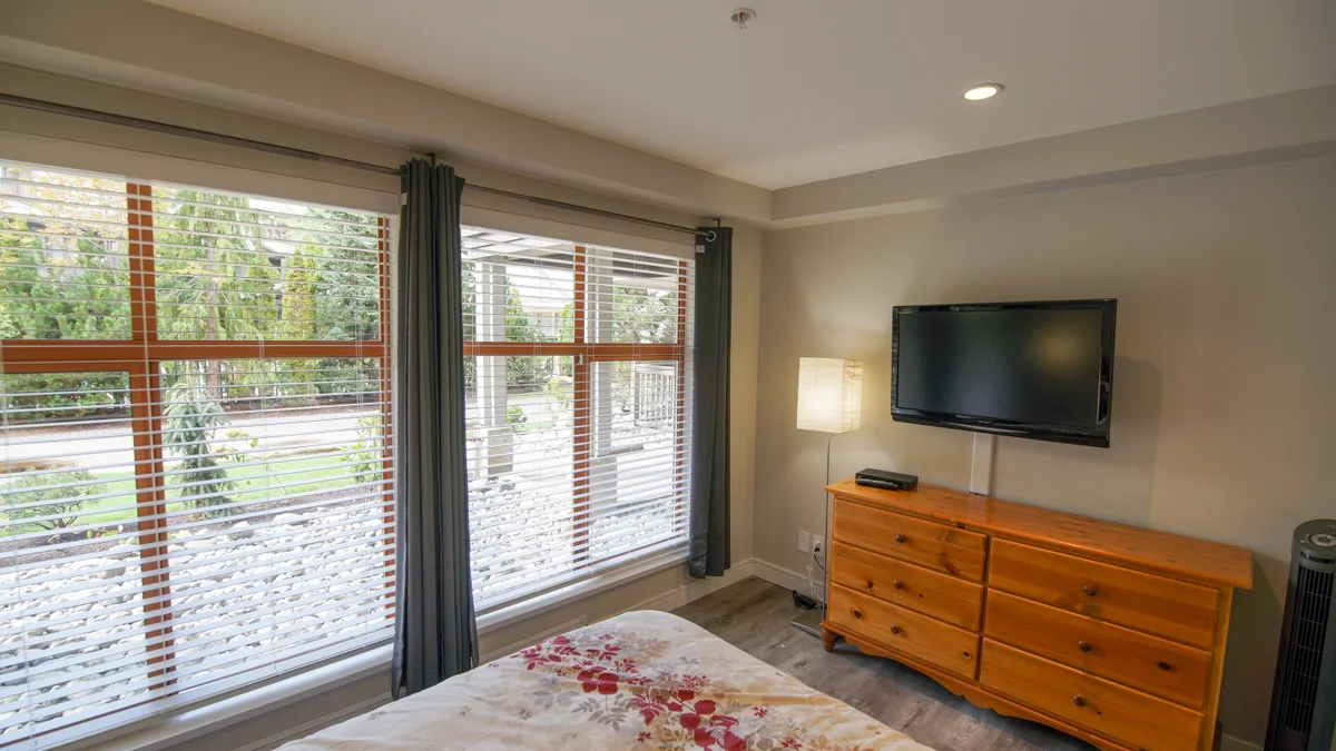 Bedroom with TV