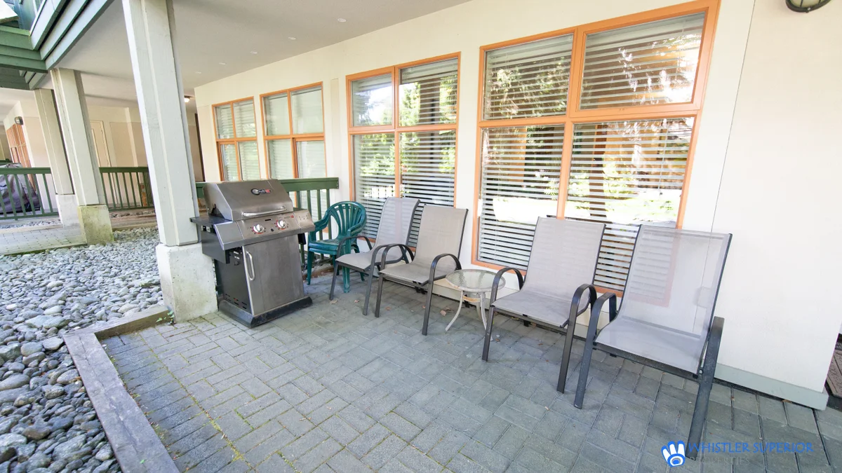 Patio with BBQ