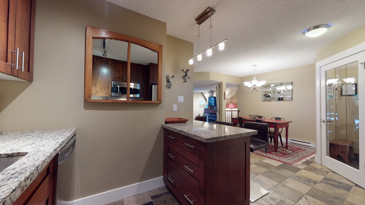 View from kitchen