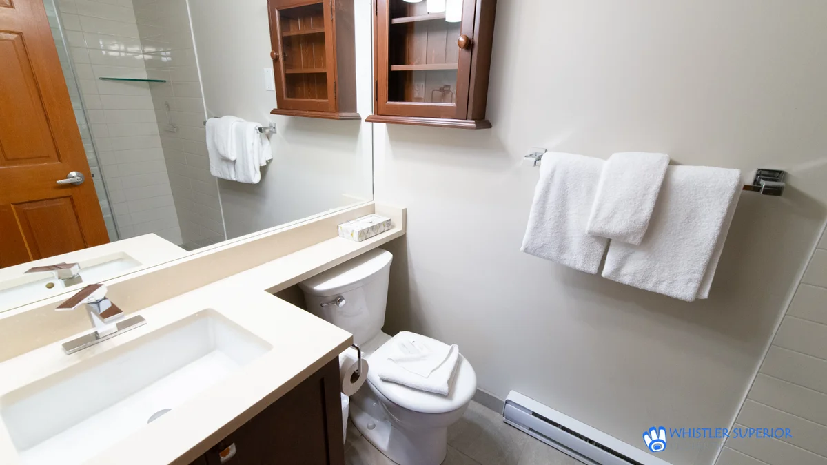 Washroom with shower