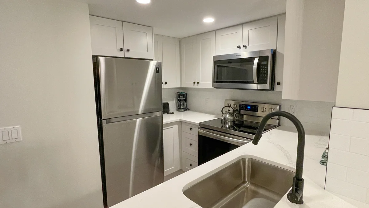 Newly renovated kitchen