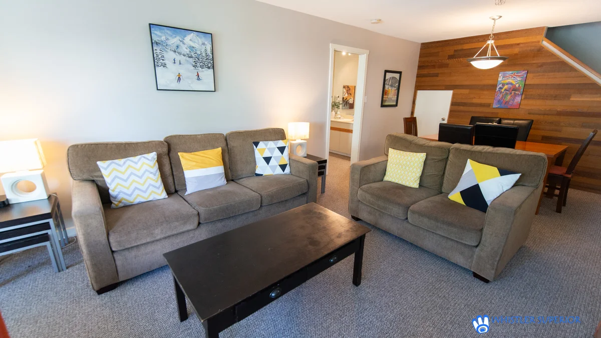 Open concept living area