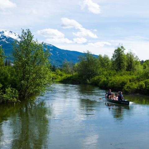 Whistler Eco Tours canoeing