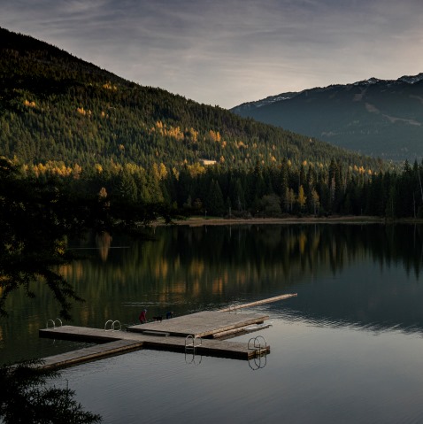 Fishing in Whistler in summer